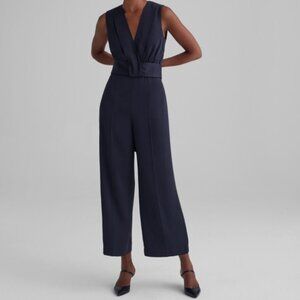 Club Monaco Tie Back Wide Leg Jumpsuit Size 6